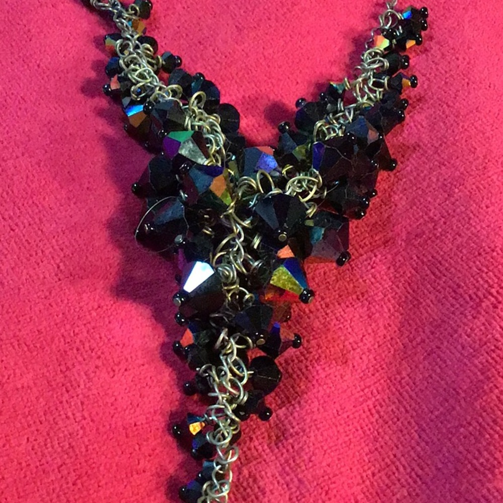 Black Murano glass italy